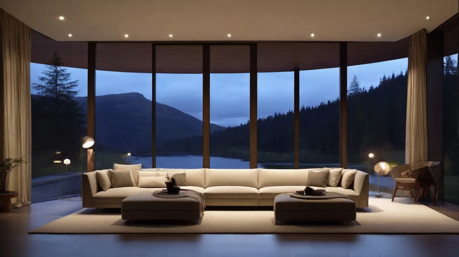 LeonardoDiffusionXLhavebigwindowsinthehomeandinthe0 紅點窗飾設計